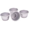 KitchenCraft Anodised Aluminium Mini Pudding Moulds 7.5cm