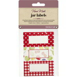 Home Made Self Adhesive Jam Labels - Orchard Pack of Thirty