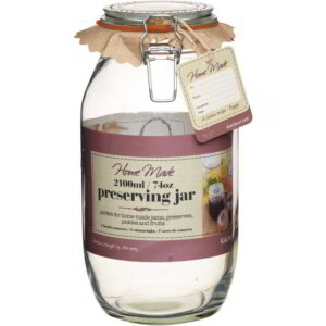 Home Made Deluxe Glass Preserving Jar 2100ml (74oz)