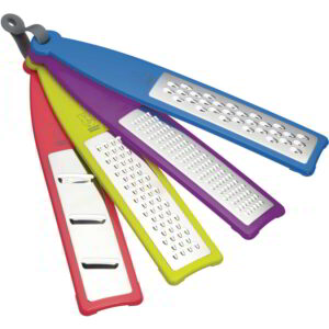 Colourworks Brights Four Piece Stainless Steel Grater Set