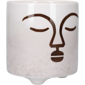 KitchenCraft Ceramic Terracotta Face Planter