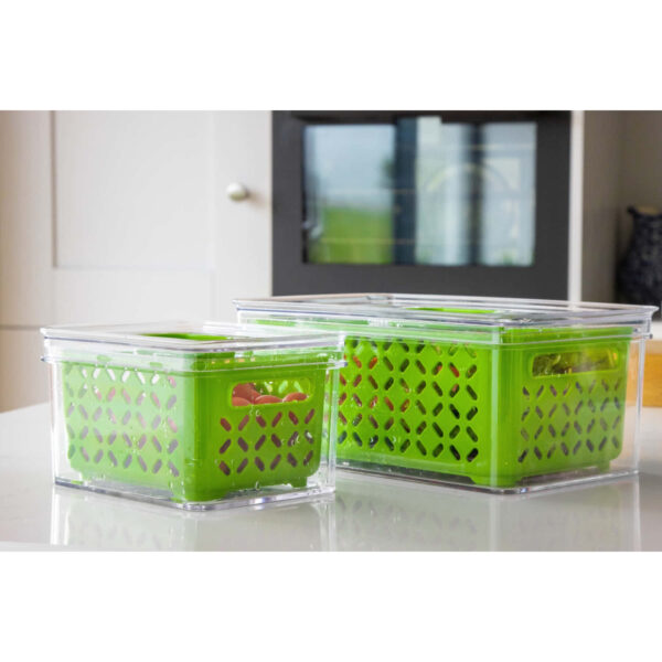 MasterClass Fresh Keeper Food Storage Containers Rectangular 1.6 litres
