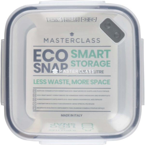 Säilituskarp plastik 1.4L 'eco snap' MasterClass