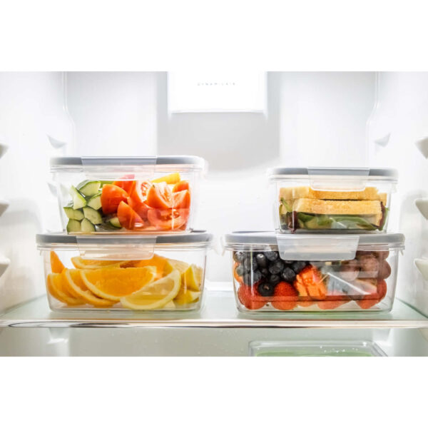MasterClass Recycled Eco Snap Food Storage Container Set of Four