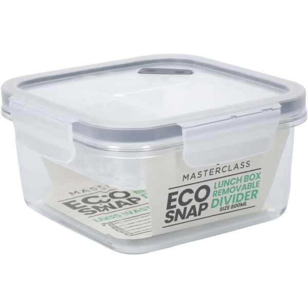 MasterClass Eco-Snap Divided Lunch Box 800ml