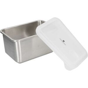 MasterClass 2.7 ltr All-in-One Stainless Steel Food Storage Dish. 15.5cm x 22cm x 12.5cm