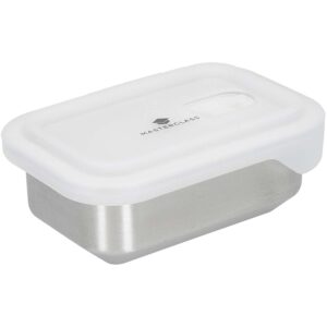 MasterClass 500ml All-in-One Stainless Steel Food Storage Dish