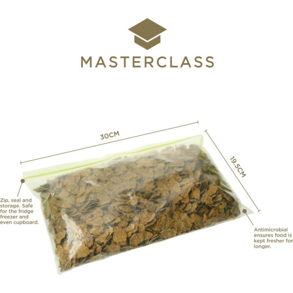 Säilituskott plastik 20x30cm 20tk 'reusable' MasterClass