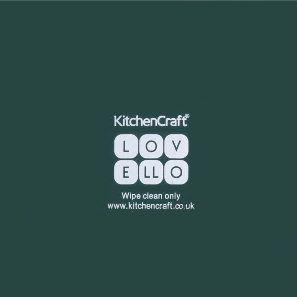 KitchenCraft Lovello Textured Counter Top Storage Set Hunter Green 11x19cm