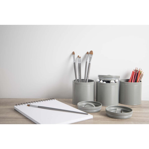 KitchenCraft Storage Canisters Grey 3 Pieces