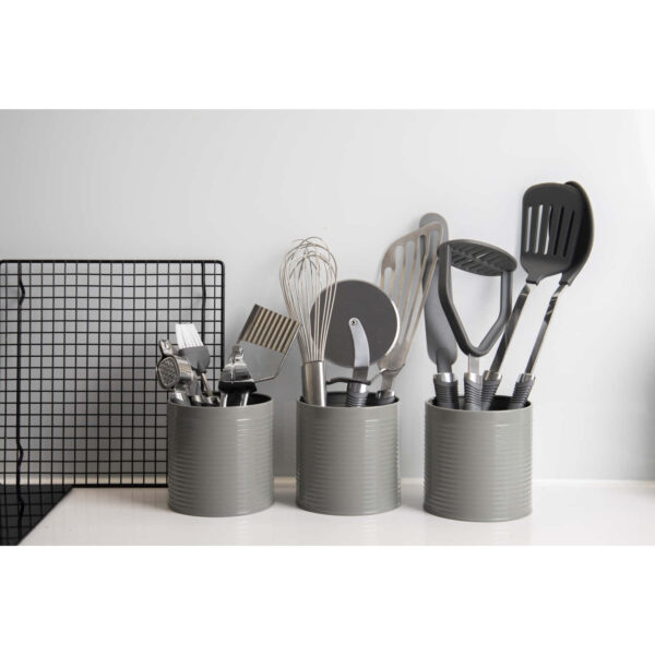 KitchenCraft Storage Canisters Grey 3 Pieces