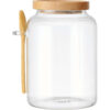 KitchenCraft Idilica Glass 1.2 Litre Storage Jar with Spoon