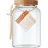 KitchenCraft Idilica Glass 1.2 Litre Storage Jar with Spoon