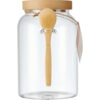 KitchenCraft Idilica Glass 1.2 Litre Storage Jar with Spoon