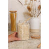KitchenCraft Idilica Glass 1.2 Litre Storage Jar with Spoon