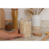 KitchenCraft Idilica Glass 1.2 Litre Storage Jar with Spoon