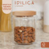 KitchenCraft Idilica Glass Storage Jar 500ml