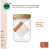 KitchenCraft Idilica Glass Storage Jar 500ml