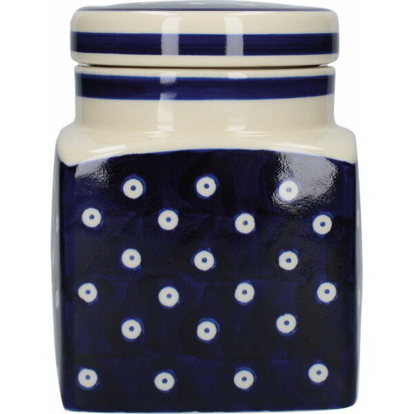 Säilituspurk kraamika 1L 'blue and white circles' London Pottery