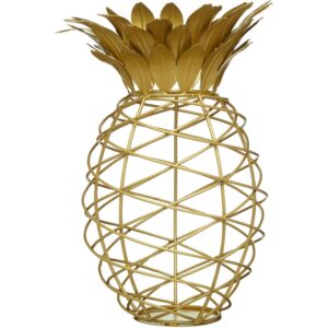 BarCraft Gold Finish Pineapple Cork Collector