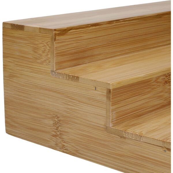 Copco Bamboo Three Tier Cupboard Shelf Organiser