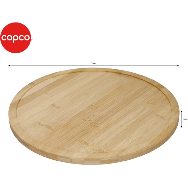 Copco Bamboo Turntable Organiser 35cm