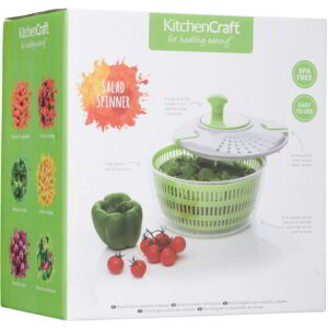 KitchenCraft Healthy Eating 25cm Salad Spinner