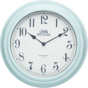 KitchenCraft Living Nostalgia 25cm Clock Vintage Blue