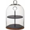 Artesa Two Tier Slate Domed Serving Set 22x31cm
