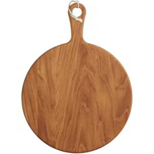 MasterClass Oak Paddle Board Round 40.5x30x1.5cm