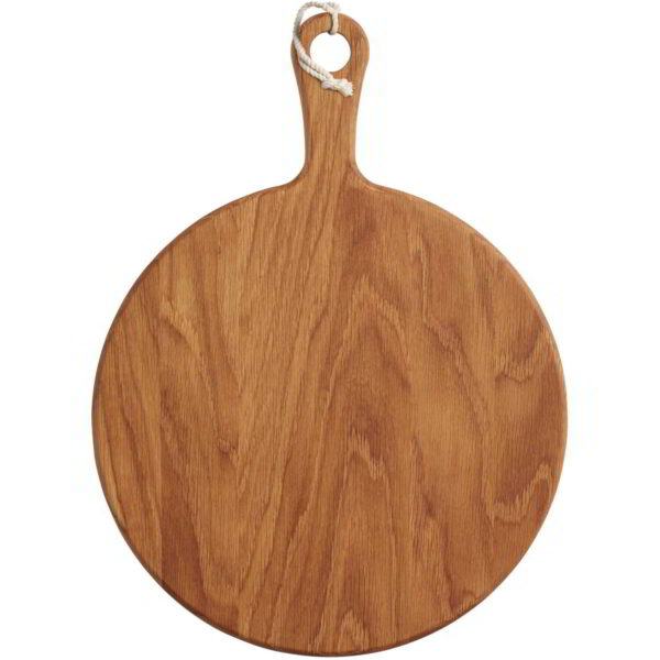 MasterClass Oak Paddle Board Round 40.5x30x1.5cm