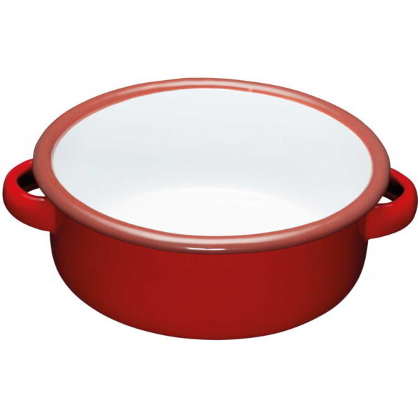 KitchenCraft World of Flavours Enamel Red Serving Dish 14cm