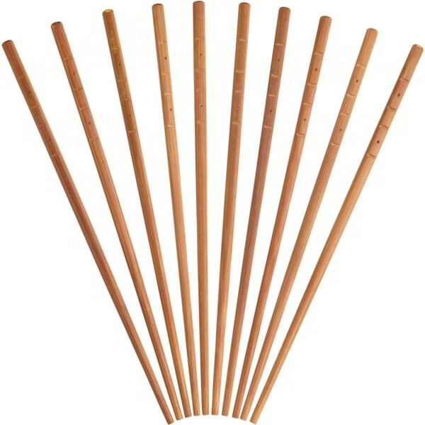 KitchenCraft World of Flavours Oriental Bamboo Chopsticks Pack of Ten