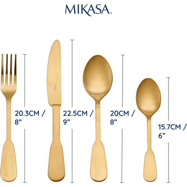Söögiriistade komplekt 16 osa 'soho gold' Mikasa