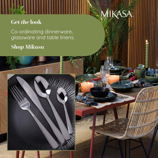 Mikasa Harlington 24pc Stainless Steel Cutlery Set