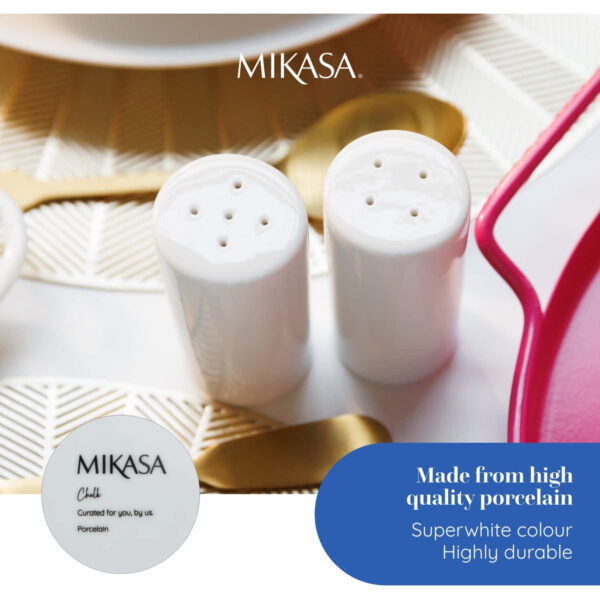 Soola- ja pipratoos portselan 8cm 'chalk' Mikasa