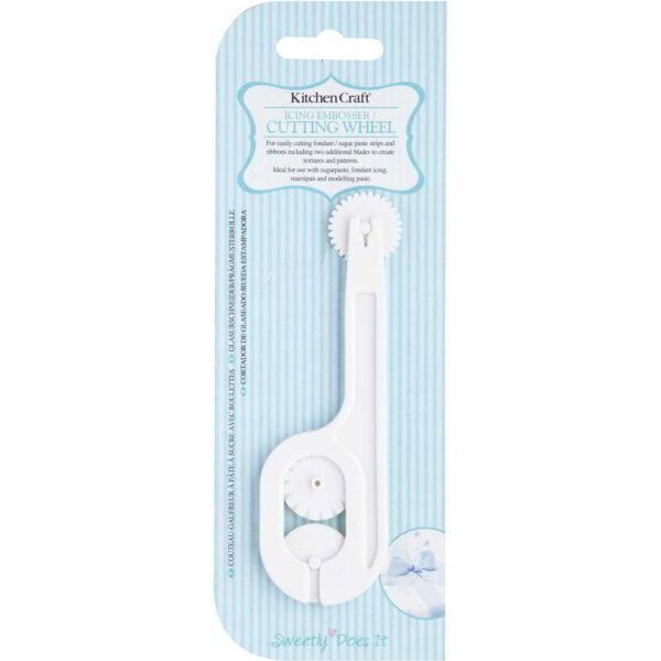 KitchenCraft Sweetly Does It Decorative Icing Wheel