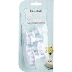 KitchenCraft Sweetly Does It Icing Cutters - Flower Patterned Set of Four