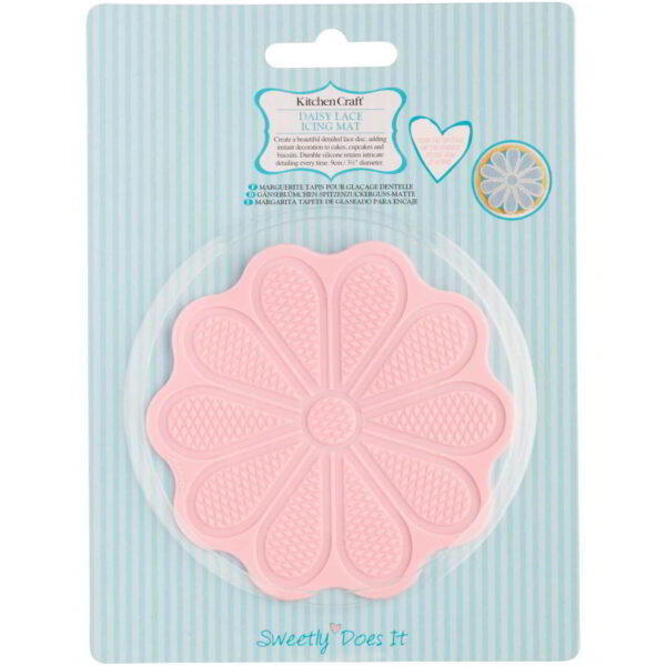 Sweetly Does It Silicone Daisy Lace Icing Mould 9cm