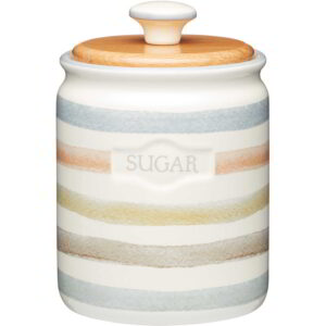 KitchenCraft Classic Collection Sugar Ceramic Storage Jar 800ml (10x17cm)