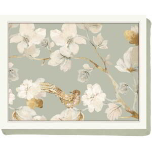 Creative Tops Duck Egg Floral Lap Tray 44x34cm
