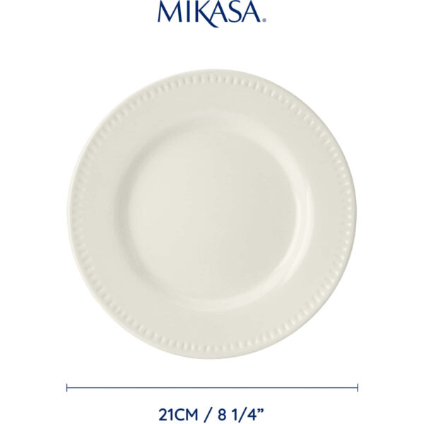 Mikasa Cranborne 4pc Stoneware Side Plate Set 21cm