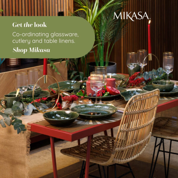 Taldrik keraamika 22cm 4tk 'jardin' Mikasa