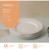Mikasa Cranborne 4pc Stoneware Dinner Plate Set 27cm