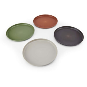 Mikasa Eco-Friendly Recycled Plastic Dinner Plates Set of Four 25cm