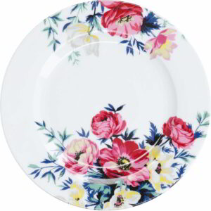Mikasa Clovelly Porcelain Side Plate Multi-Colour Floral 19cm