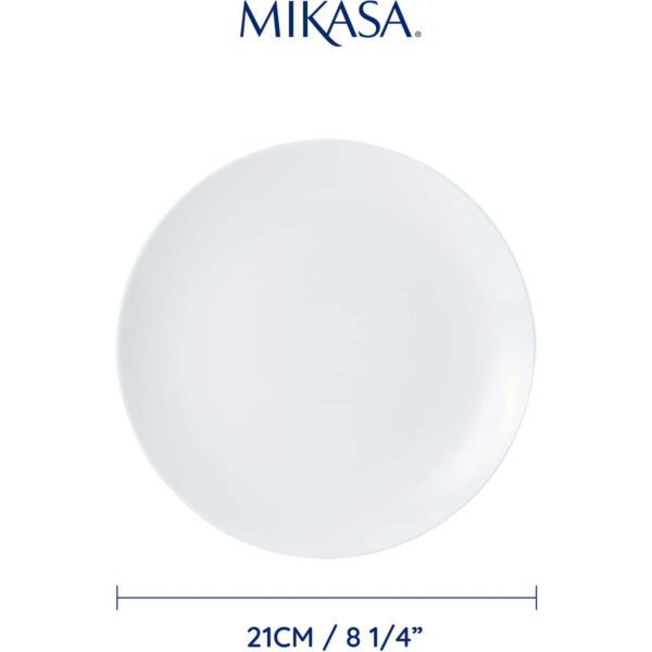 Taldrik portselan 21cm 4tk 'chalk' Mikasa