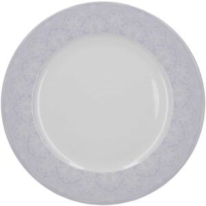 Katie Alice Wild Apricity Dinner Plate Grey Lace 27cm