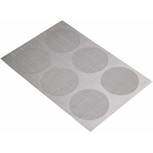KitchenCraft Woven Placemat Grey Spots 30x45cm