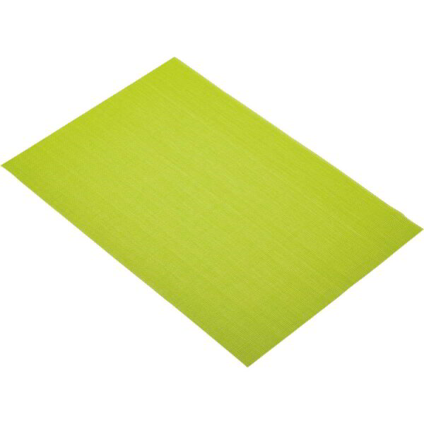 KitchenCraft Woven Placemat Green/Black Weave 30x45cm